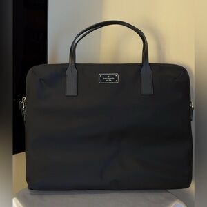 Kate Spade New York Nylon Laptop Work Bag | Black | With Strap